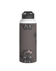 Oh Teddy Stainless Steel Water Bottle featuring cute teddy designs