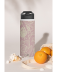 Pastel Floral Stainless Steel Water Bottle, Pastel Floral Water Bottle, Floral Vintage Design Drinkware, vintage Drinkware, Trendy water bottle-Mug-Dalge