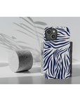 Midnight Blue Animal Print phone case Int.