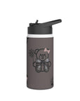 Oh Teddy Stainless Steel Water Bottle featuring cute teddy designs