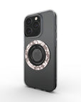 Need You More Phone Ring Holder featuring pastel floral design for a stylish artistic grip.