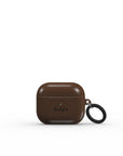 Tan Lips Earbuds Case Int. | Secure & Stylish Protection | Glossy dark brown solid color AirPods Case full covering in color from our collection Lipstick.