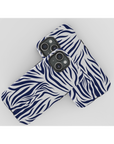 Midnight Blue Animal Print phone case Int.