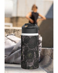 Dark Academia Stainless Steel Water Bottle, Dark Floral Water Bottle, Floral Drinkware, Dark Academia Drinkware, Vintage floral water bottle-Mug-Dalge