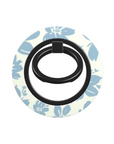 Cream Blue Phone Ring Holder | Stylish Grip & Stand