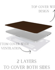 Tan Lips Laptop Case Int.