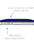 Midnight Blue Laptop Case Int.