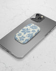Cream Blue Phone Grip | Stylish Grip & Stand