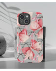 Dreamy Pink Bow Tough Phone Case | Durable Artistry