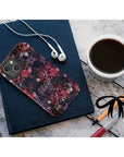 Dark Floral Purple Bow Tough Phone Case | Ultimate Protection