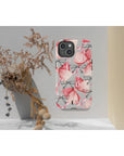 Dreamy Pink Bow Tough Phone Case | Durable Artistry
