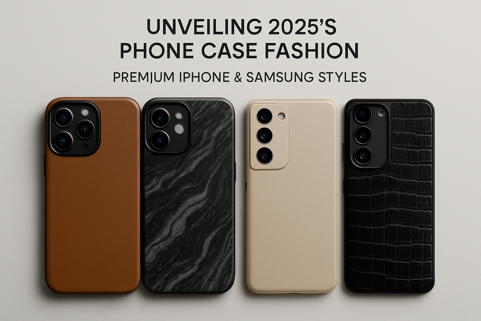 Unveiling 2025's Phone Case Fashion: Premium iPhone & Samsung Styles