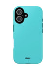 Ocean Blue Tough Phone Case| Glossy Ocean Blue color Tough Phone Case