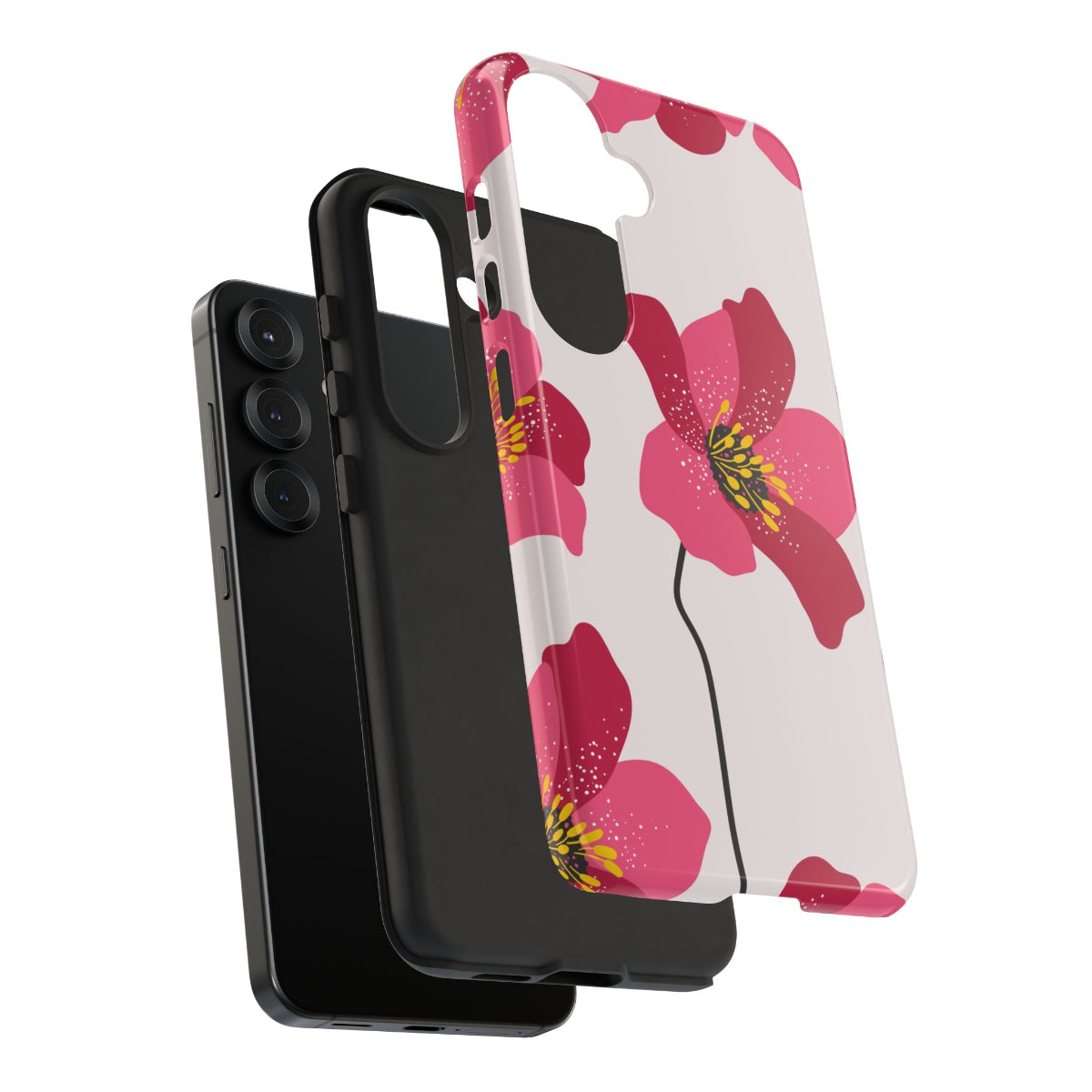 Spring Break Tough Phone Case | Durable Artistry with floral designs 
