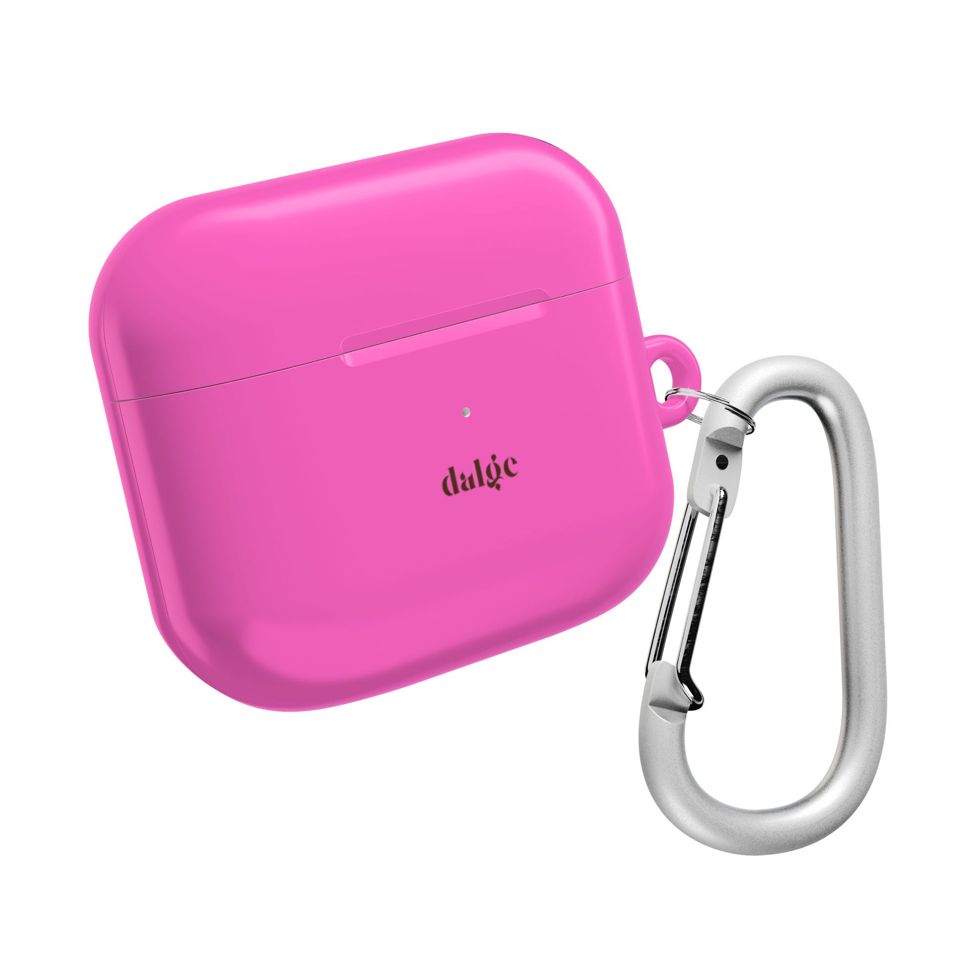 Pretty In Pink Earbuds Case | Glossy Hot Pink AirPods Case