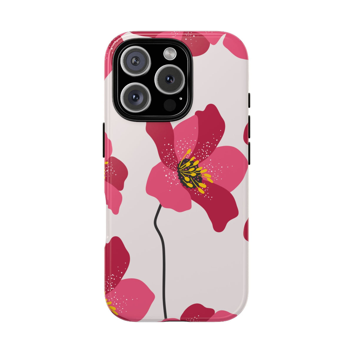 Spring Break Tough Phone Case | Durable Artistry with floral designs 