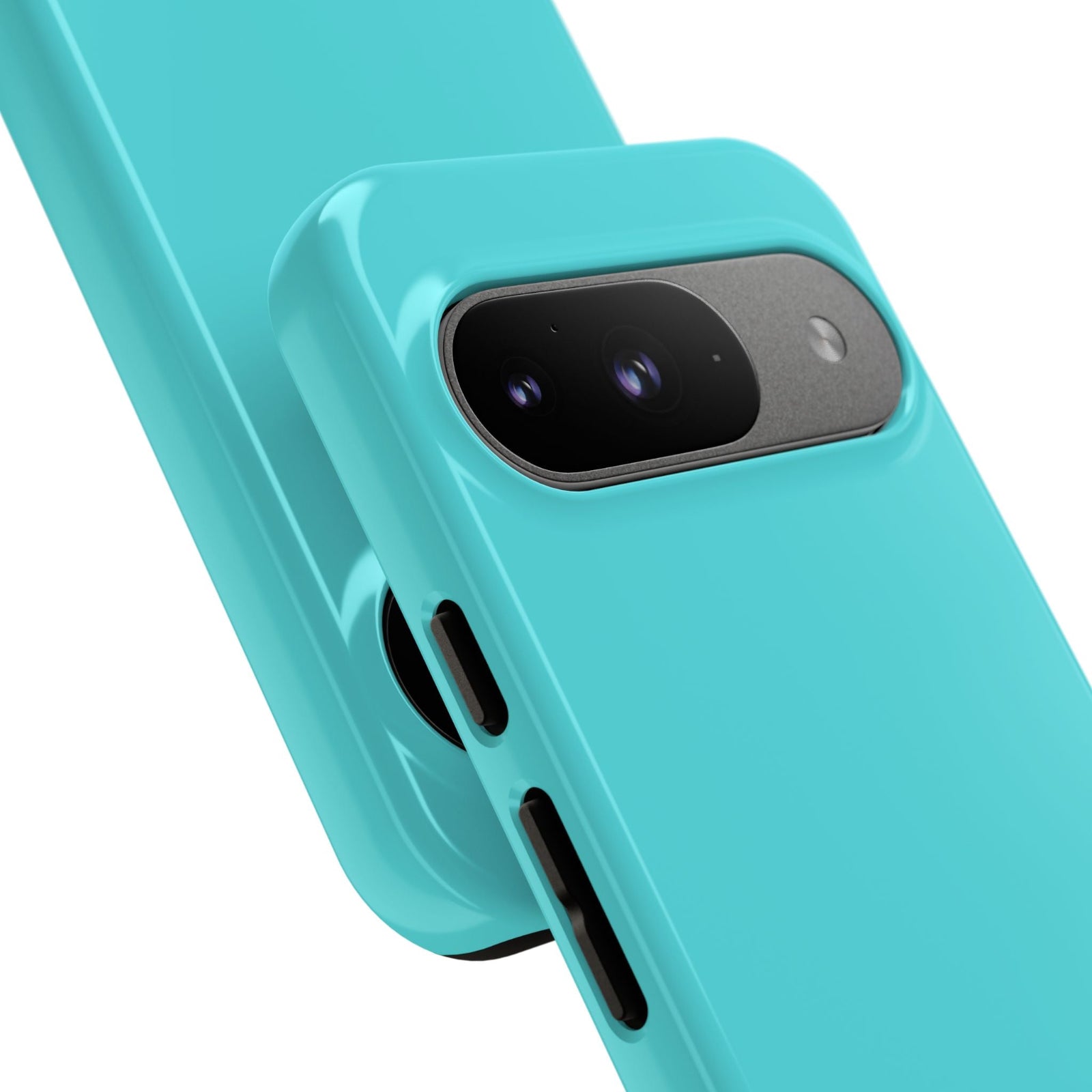 Ocean Blue Tough Phone Case| Glossy Ocean Blue color Tough Phone Case