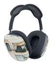 Pick Me Up At 8 AirPods Max Case with vintage camper art, lightweight, scratch-resistant, and wireless charging compatible.