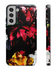 Dark Floral Tough phone Case Analise