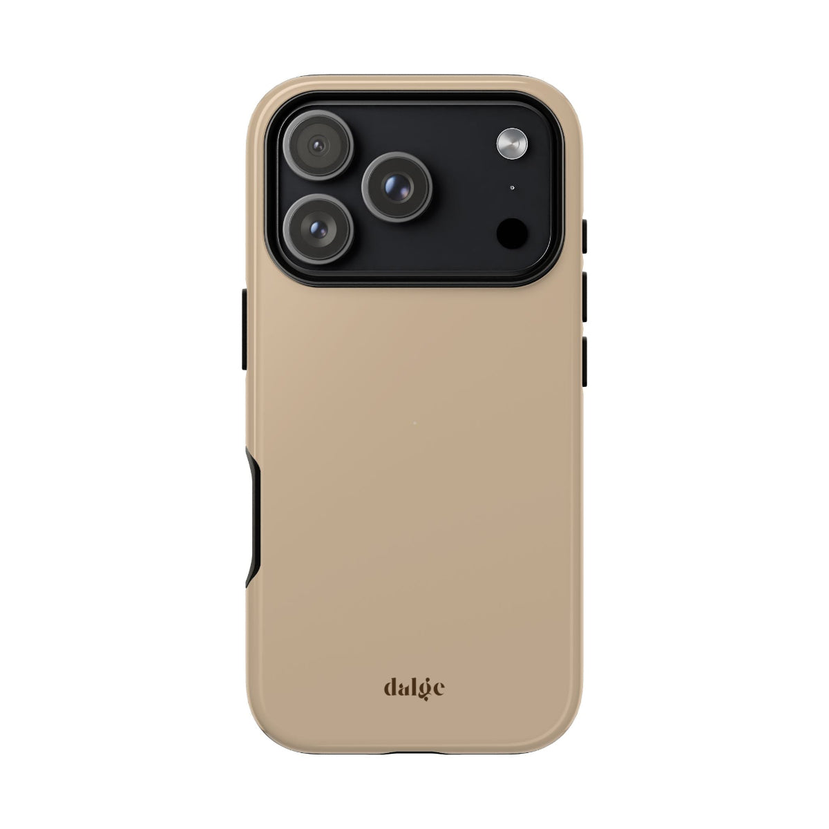 Creme Brulle Tough Phone Case from our Fall Collection Toffee Latte featuring a Taupe Color 