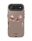 Creme Brulle Tough Phone Case from our Fall Collection Toffee Latte featuring a Taupe Color 