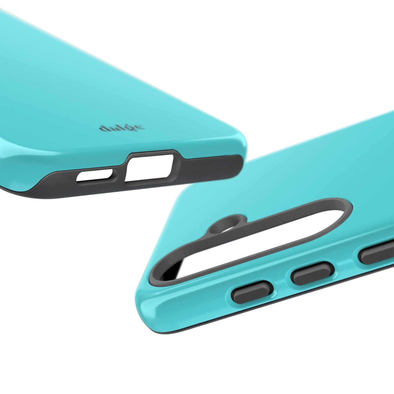 Ocean Blue Tough Phone Case| Glossy Ocean Blue color Tough Phone Case