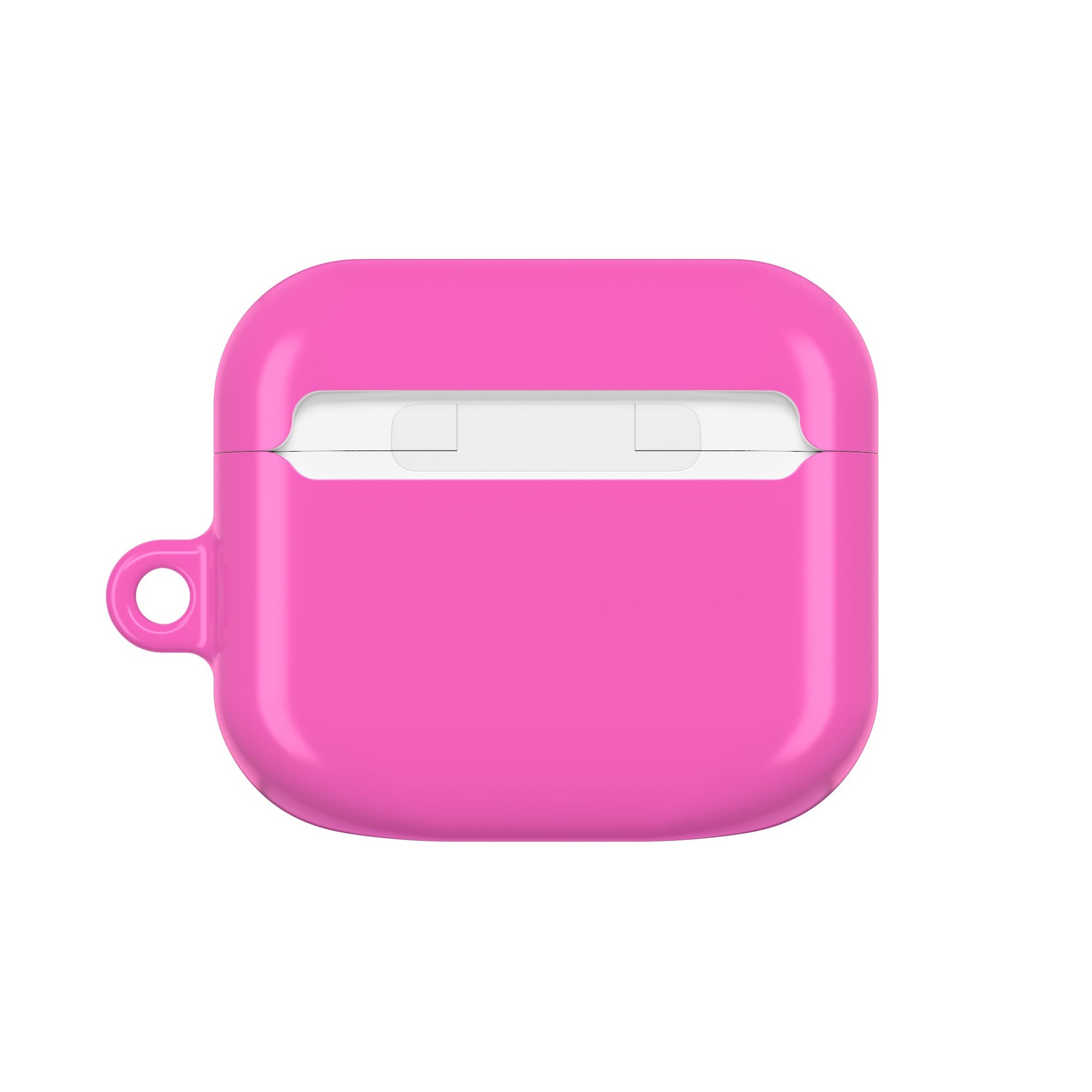 Pretty In Pink Earbuds Case | Glossy Hot Pink AirPods Case