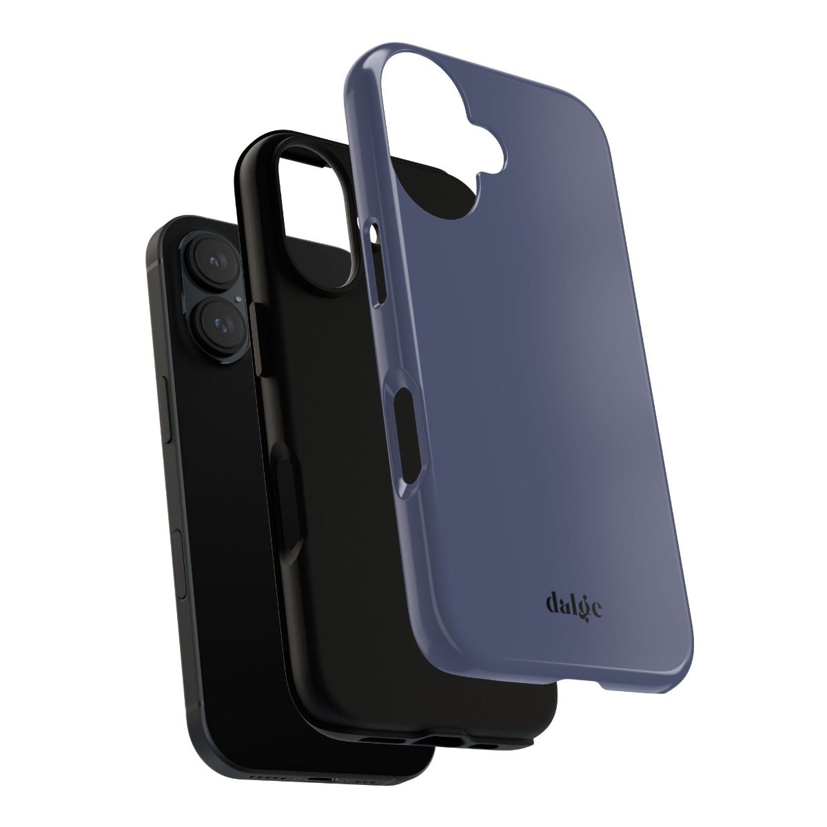 Impact-Resistant Gray Blue Phone Case | Stylish, lightweight protection for your device
