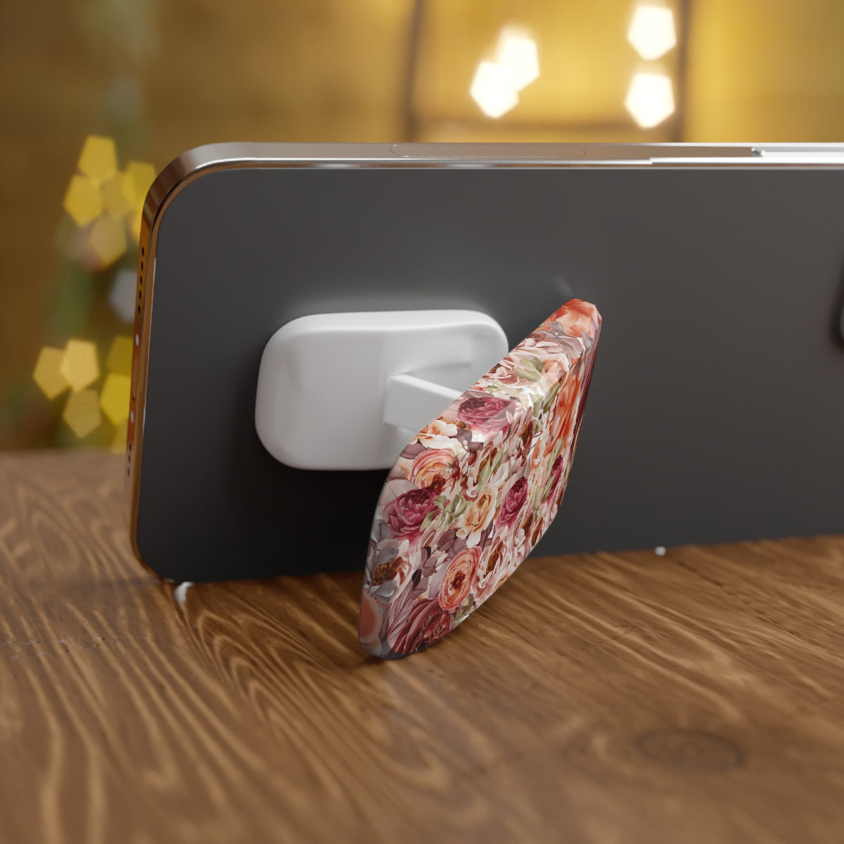 Fall Delight Phone Grip, Phone Stand, Cell Phone Accessory, Flower Design Grip