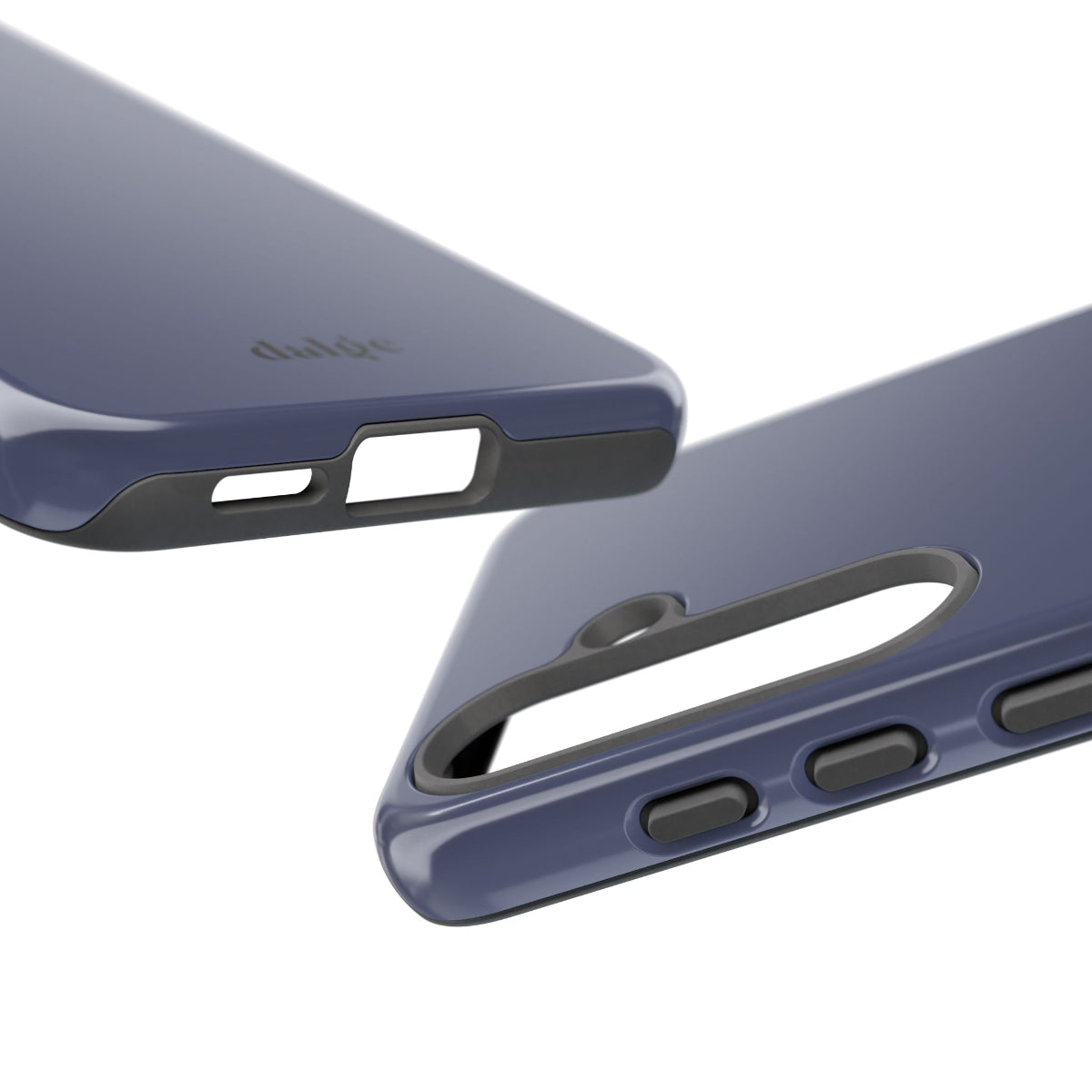 Gray Blue Impact-Resistant Phone Case | Slim, stylish protection with shock absorption and full port accessibility.