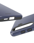 Gray Blue Impact-Resistant Phone Case | Slim, stylish protection with shock absorption and full port accessibility.