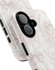 Pale Bouquet Tough Phone Case,A slim, protective phone case that dresses your device in a soft, vintage-inspired floral pattern. 