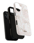 Pale Bouquet Tough Phone Case,A slim, protective phone case that dresses your device in a soft, vintage-inspired floral pattern. 