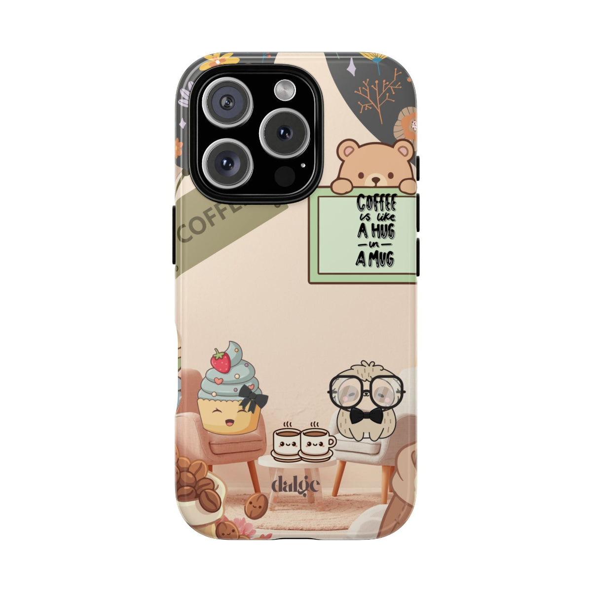 Lazy Lou And Sprinkles On A Coffee Date Phone Case | Slim, protective design to keep your routine stylish and worry-free every day.