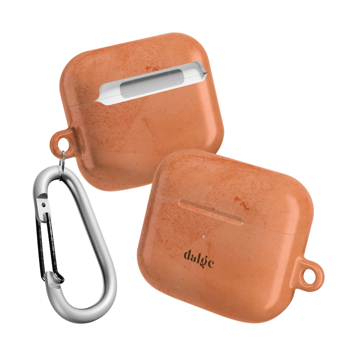 Trendy Pumpkin Pie AirPods Case with unique design and protective cover, ideal for stylish and secure earbud storage.
