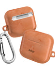 Trendy Pumpkin Pie AirPods Case with unique design and protective cover, ideal for stylish and secure earbud storage.