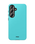 Ocean Blue Tough Phone Case| Glossy Ocean Blue color Tough Phone Case