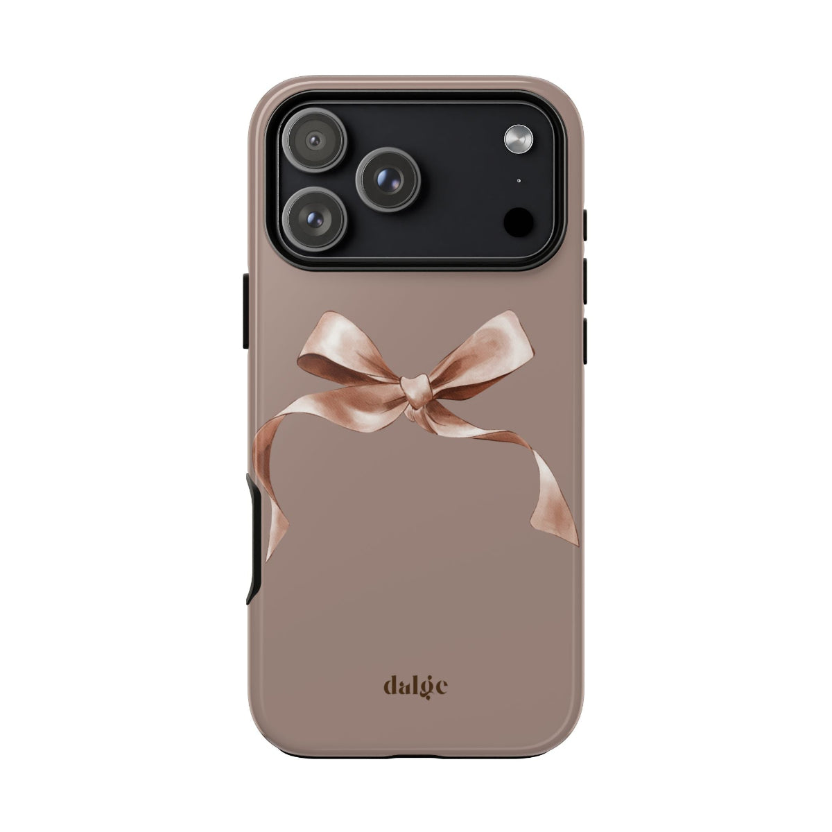 Creme Brulle Tough Phone Case from our Fall Collection Toffee Latte featuring a Taupe Color 