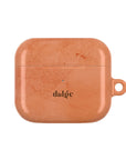 Trendy Pumpkin Pie AirPods Case with unique design and protective cover, ideal for stylish and secure earbud storage.