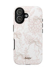 Pale Bouquet Tough Phone Case,A slim, protective phone case that dresses your device in a soft, vintage-inspired floral pattern. 