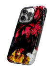 Dark Floral Tough phone Case Analise