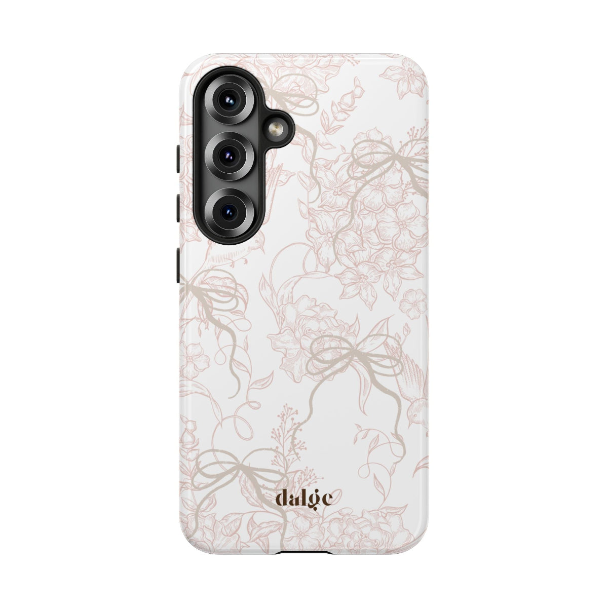 Pale Bouquet Tough Phone Case,A slim, protective phone case that dresses your device in a soft, vintage-inspired floral pattern. 