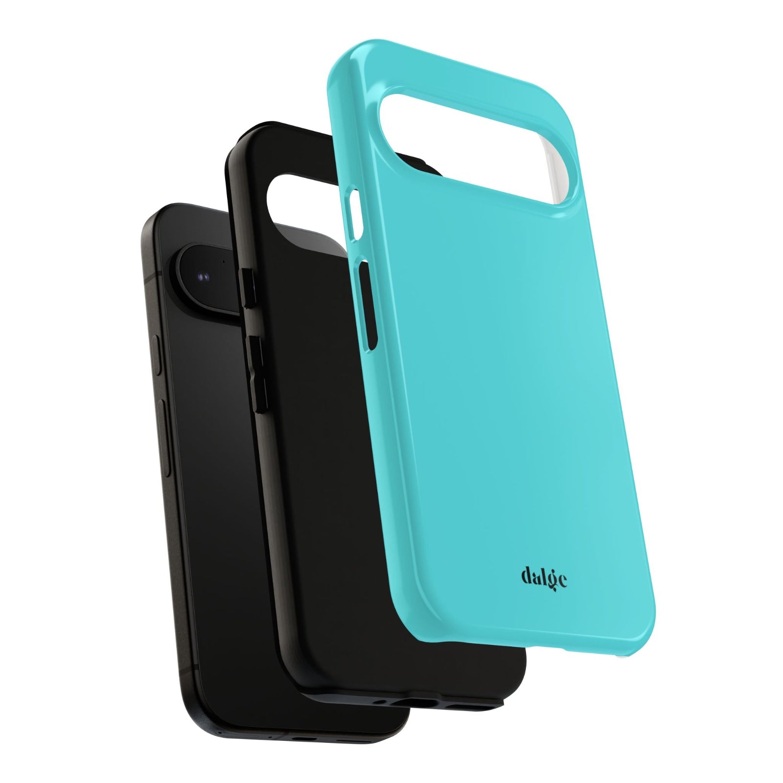Ocean Blue Tough Phone Case| Glossy Ocean Blue color Tough Phone Case