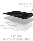 Dark Academia Floral Laptop Case Int.