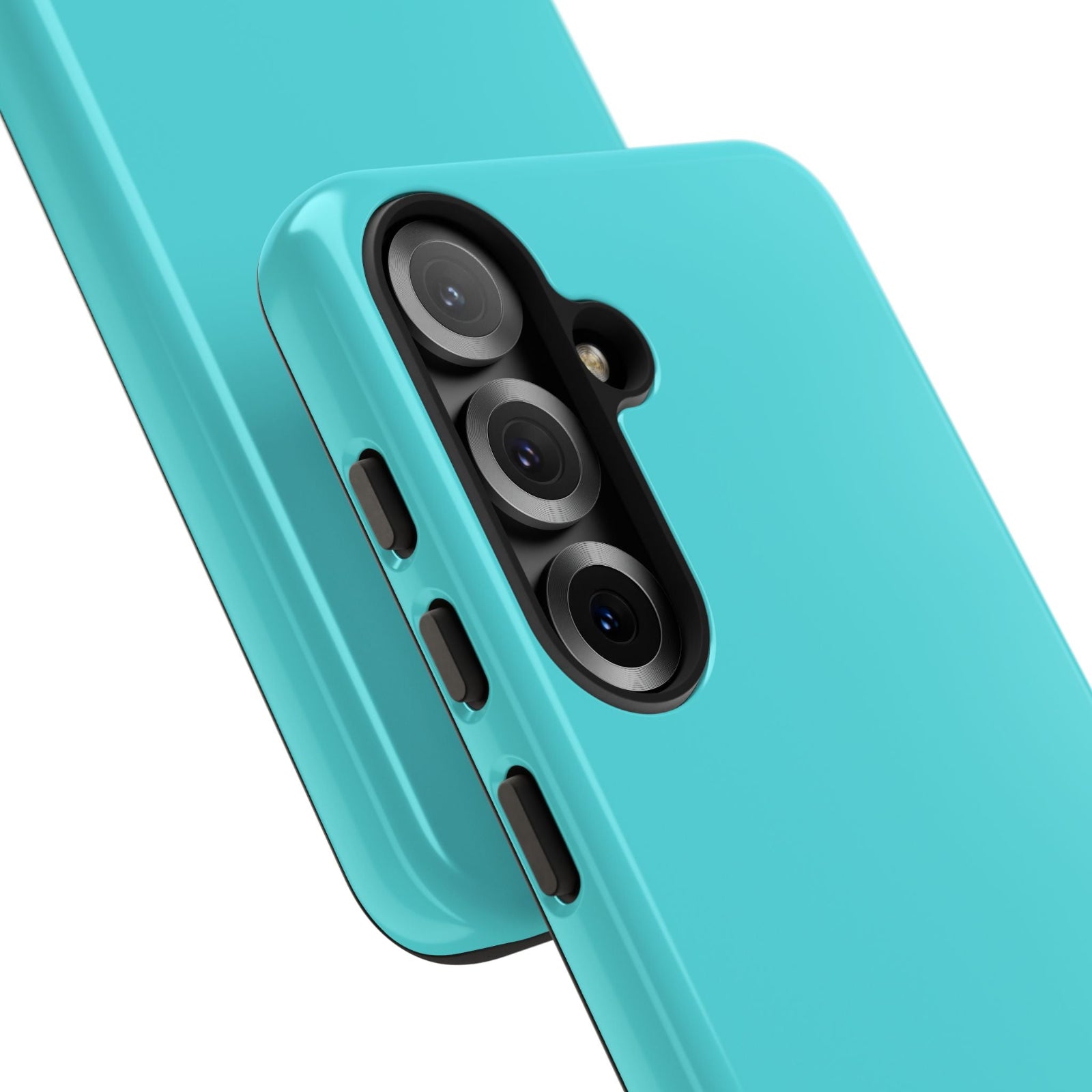 Ocean Blue Tough Phone Case| Glossy Ocean Blue color Tough Phone Case