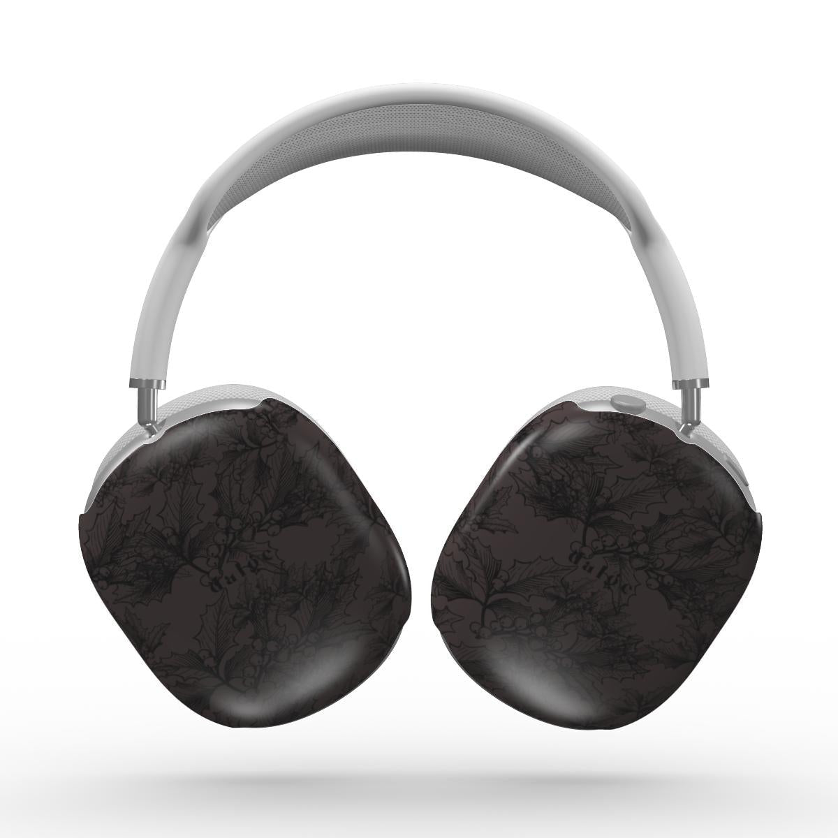 Dark floral AirPods Max cases called all wrapped up 