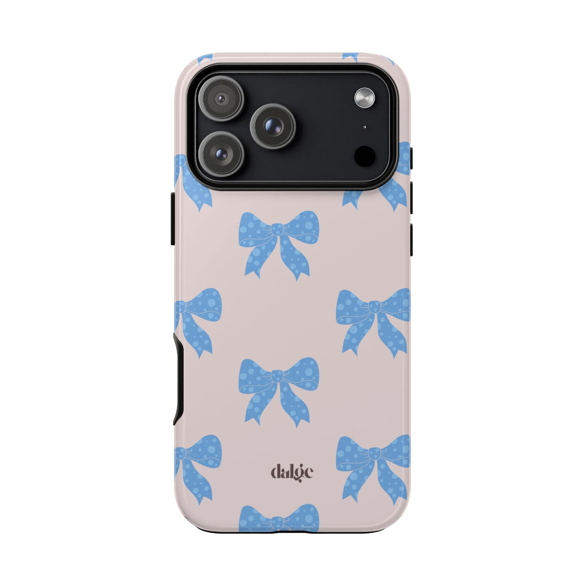 Ballet-Inspired Adage Tough Phone Case | Shockproof protector with blue bows design.