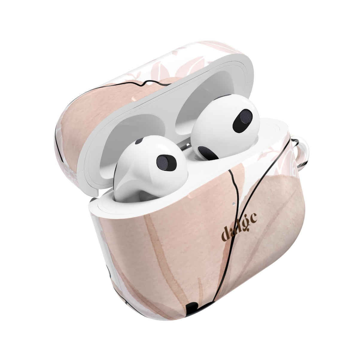 Flower Party Earbuds Case | Pastel Floral AirPods Case featuring flowers on glossy background
