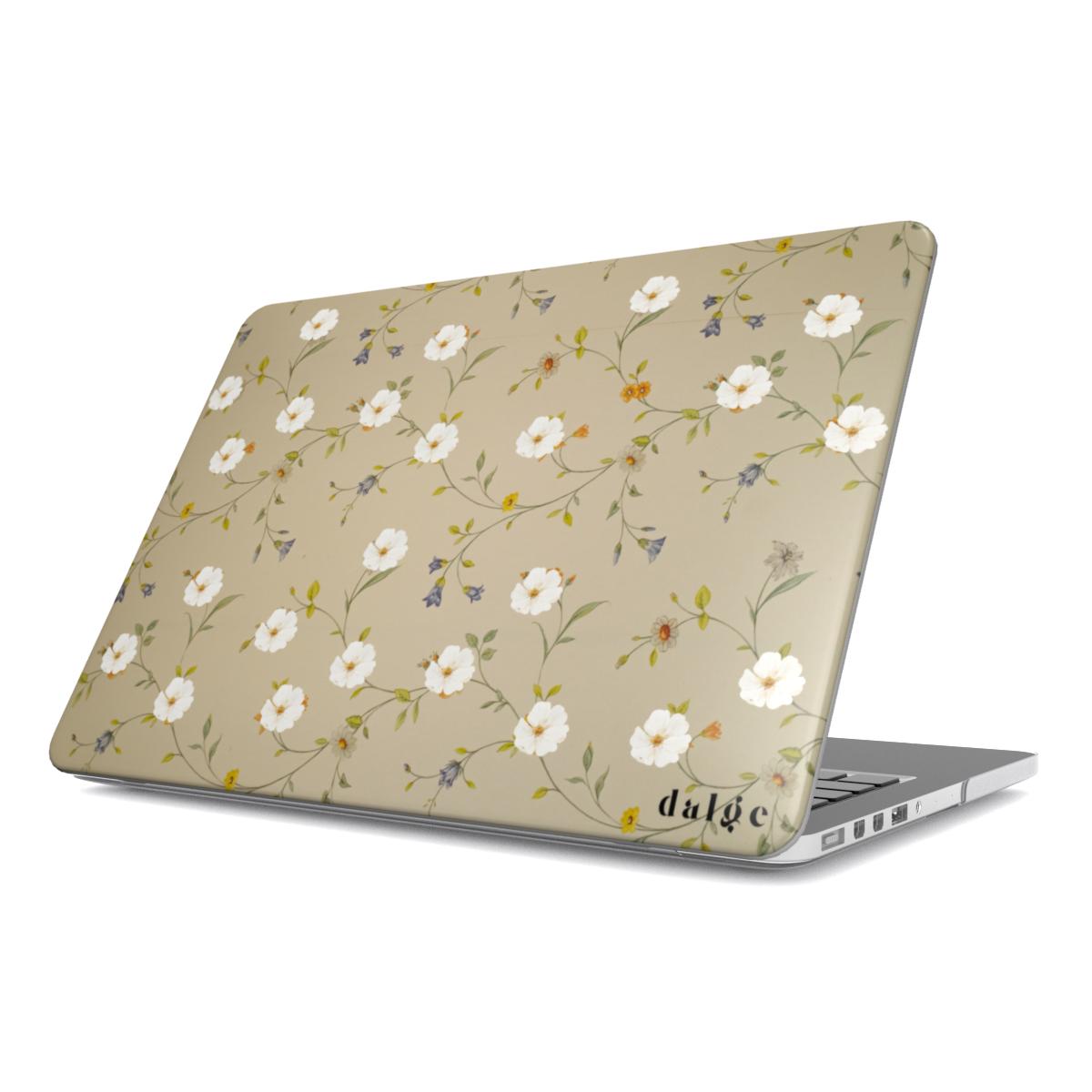 Floral Bliss Laptop Case featuring small floral design on beige background from Spring Edition collection