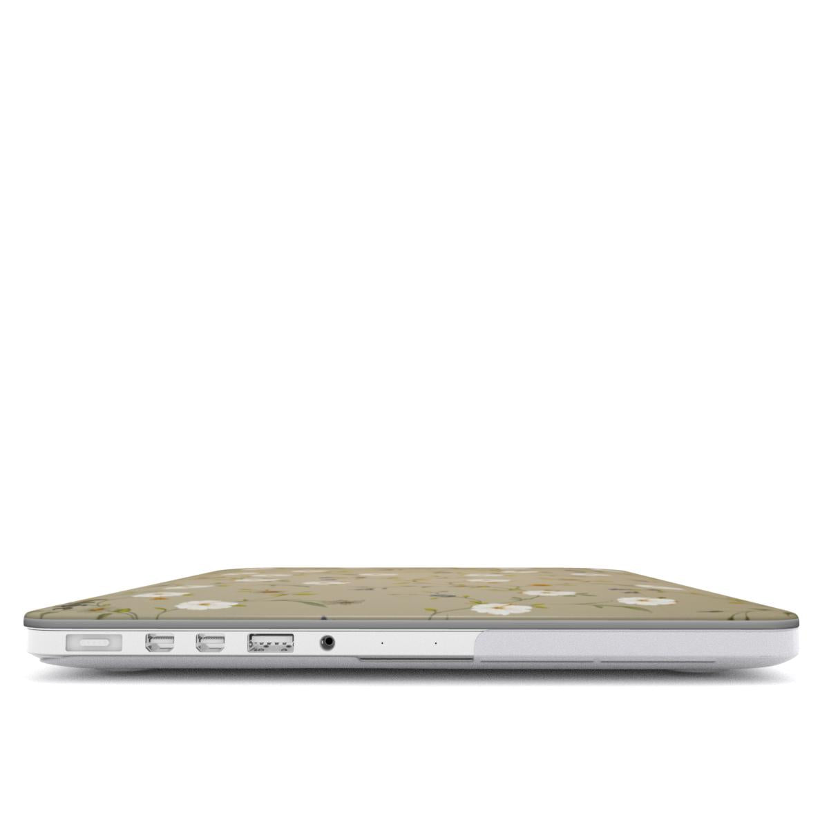 Floral Bliss Laptop Case featuring small floral design on beige background from Spring Edition collection